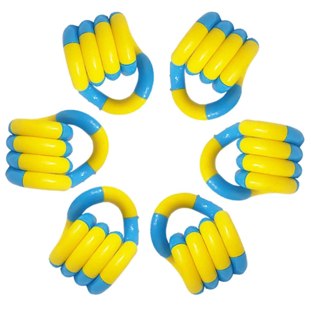 6 Piece Twisty Tangles Fidget Toys Set For Kids