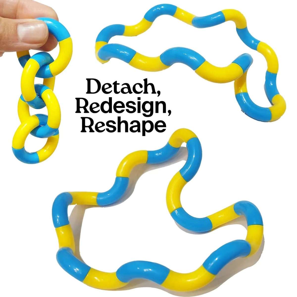 6 Piece Twisty Tangles Fidget Toys Set For Kids