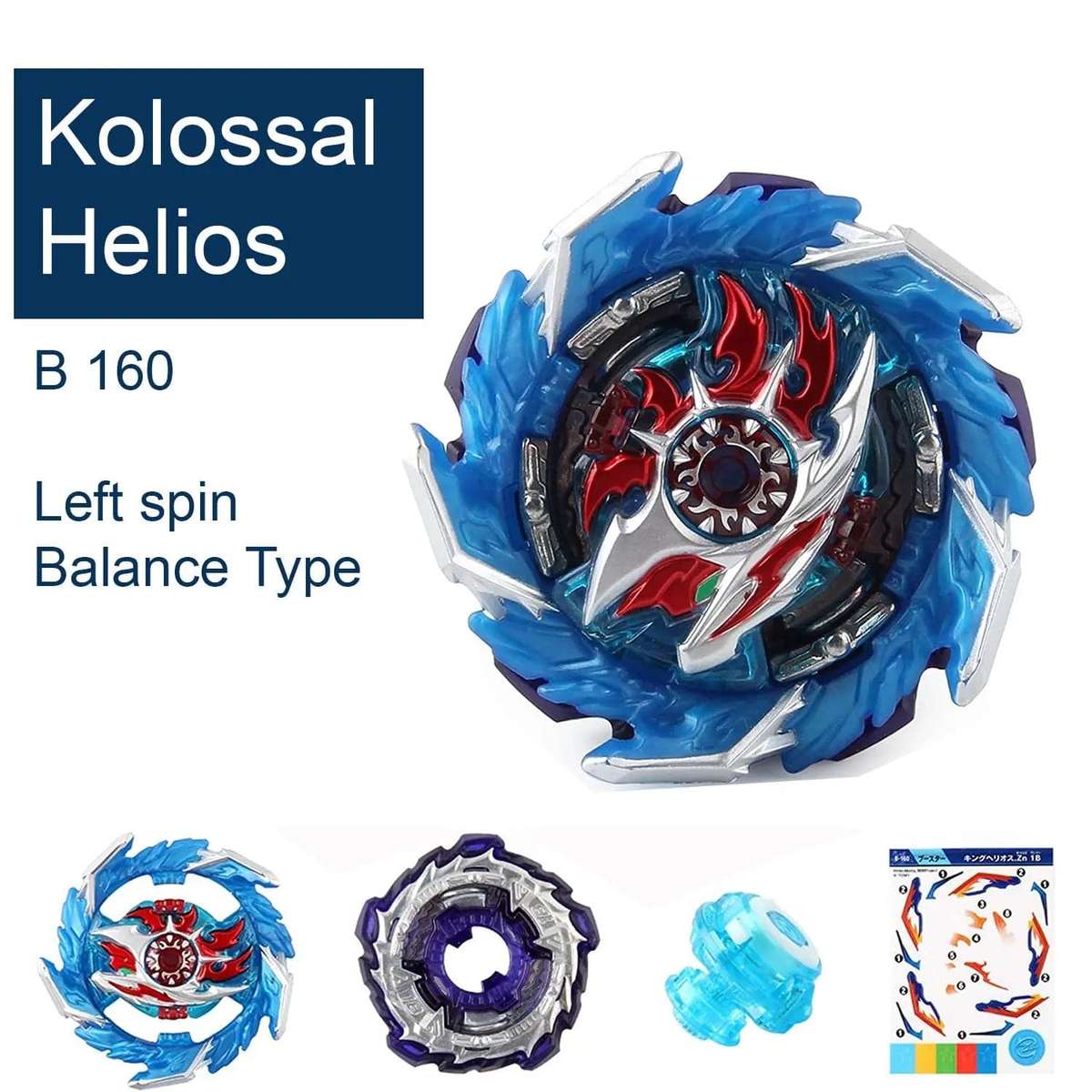 10 Piece Gyro Battle Bey Top Spinning Toy Set