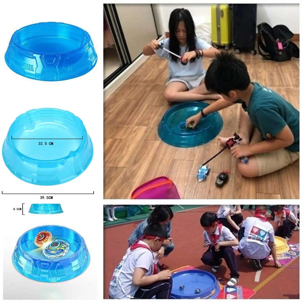 7 Piece Gyro Battle Bey Top  Spinning Toy Set