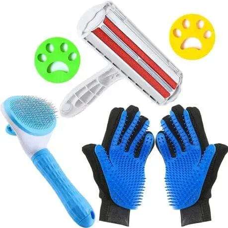 6 Pcs Pet Lint Hair Remover Kit For Dogs & Cats
