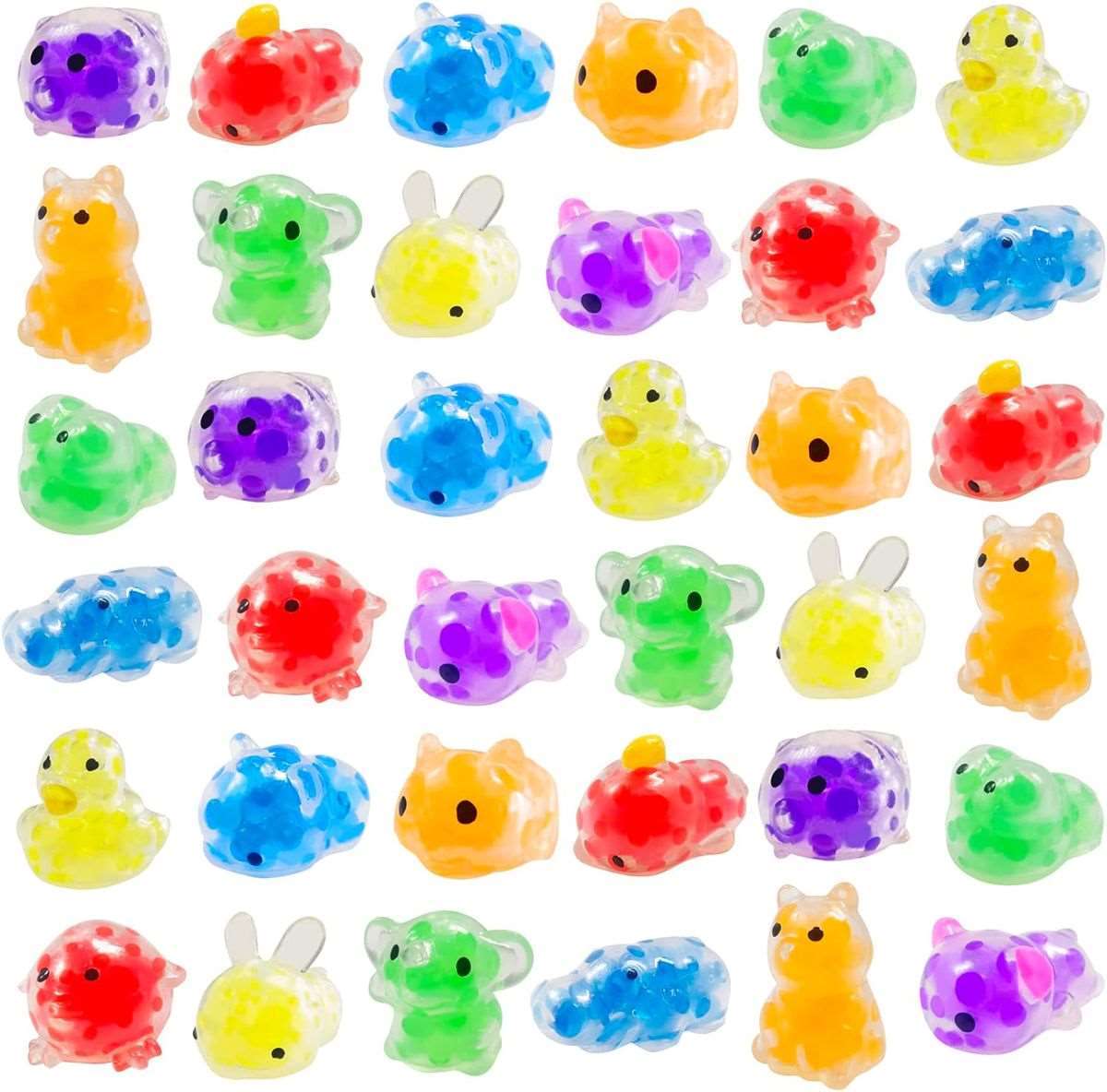 36 Pack Squishies Squeeze Balls With Water Beads Fidget Toys For Kids