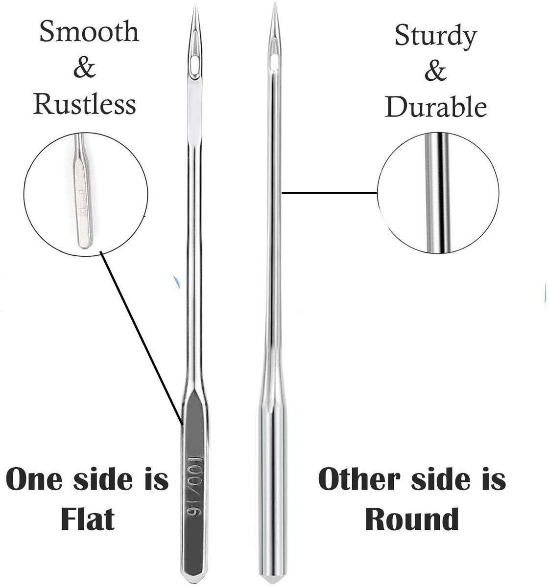 110 Piece Sewing Machine Needles Accessories & Supplies -100 Needles