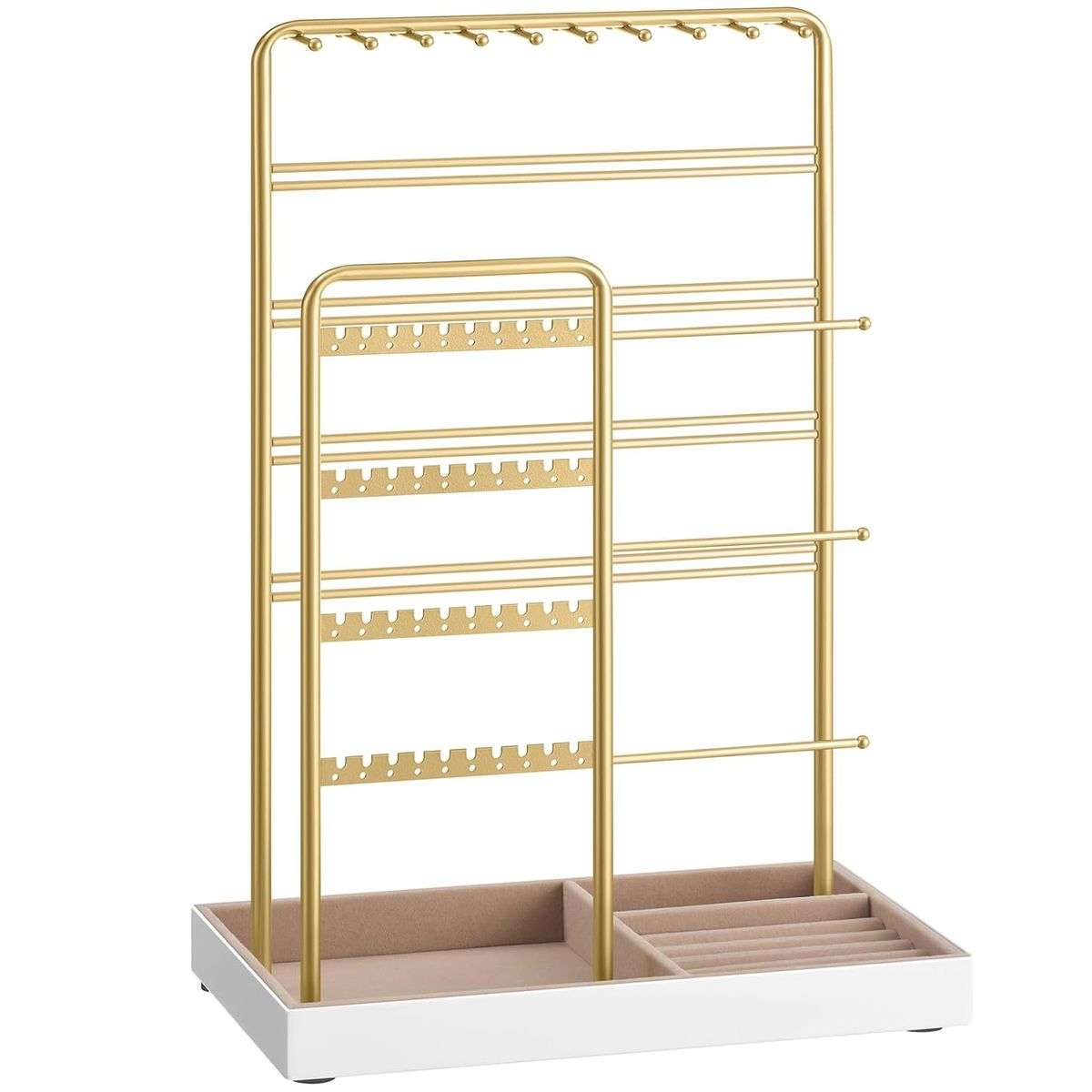 Jewelry Holder Organiser Stand For Necklace Bracelet Earring Studs Display-