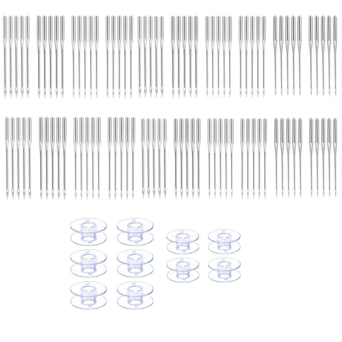 110 Piece Sewing Machine Needles Accessories & Supplies -100 Needles