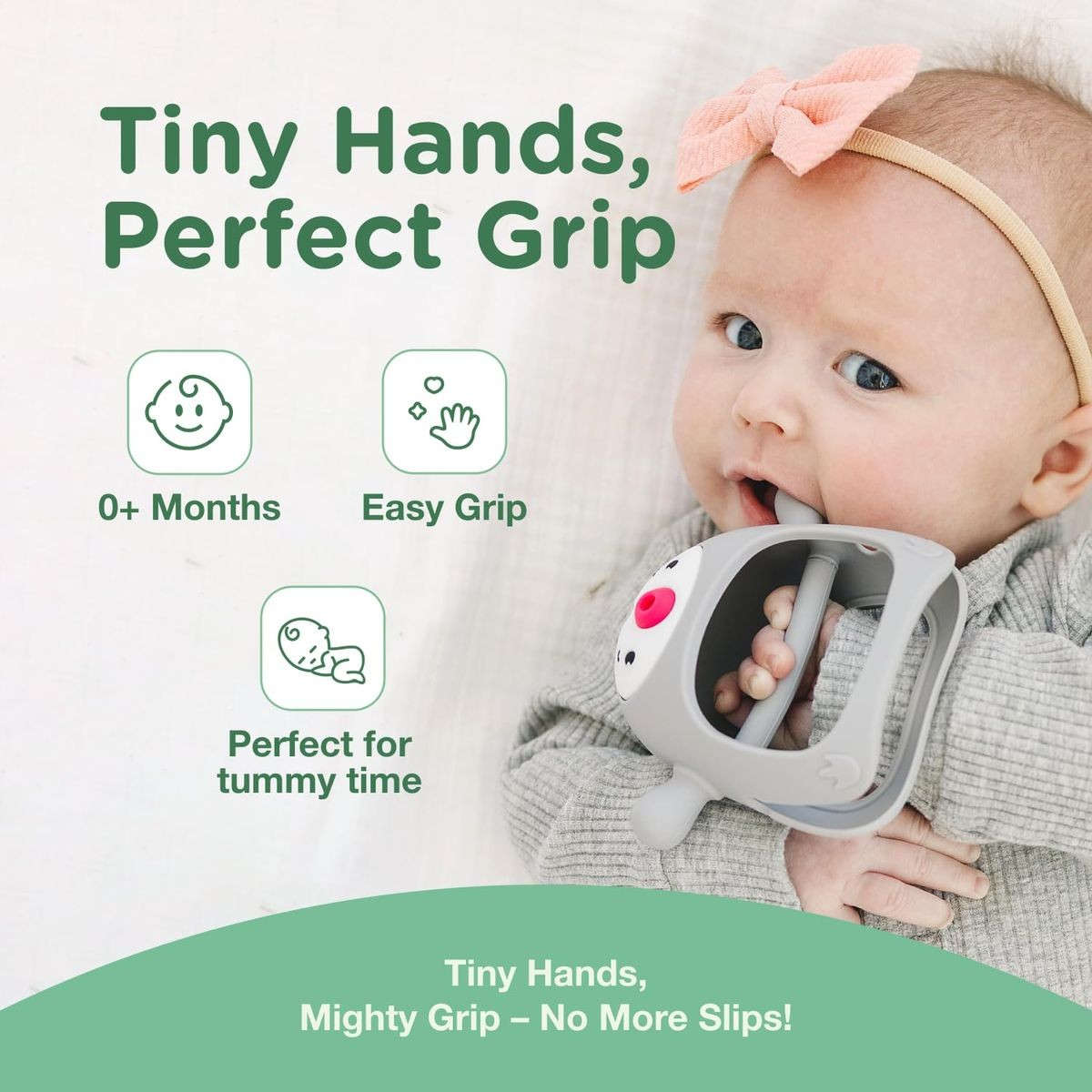 3 Pack Penguin & Deer Teether, Pacifier For Babies New Born Essentials Toy