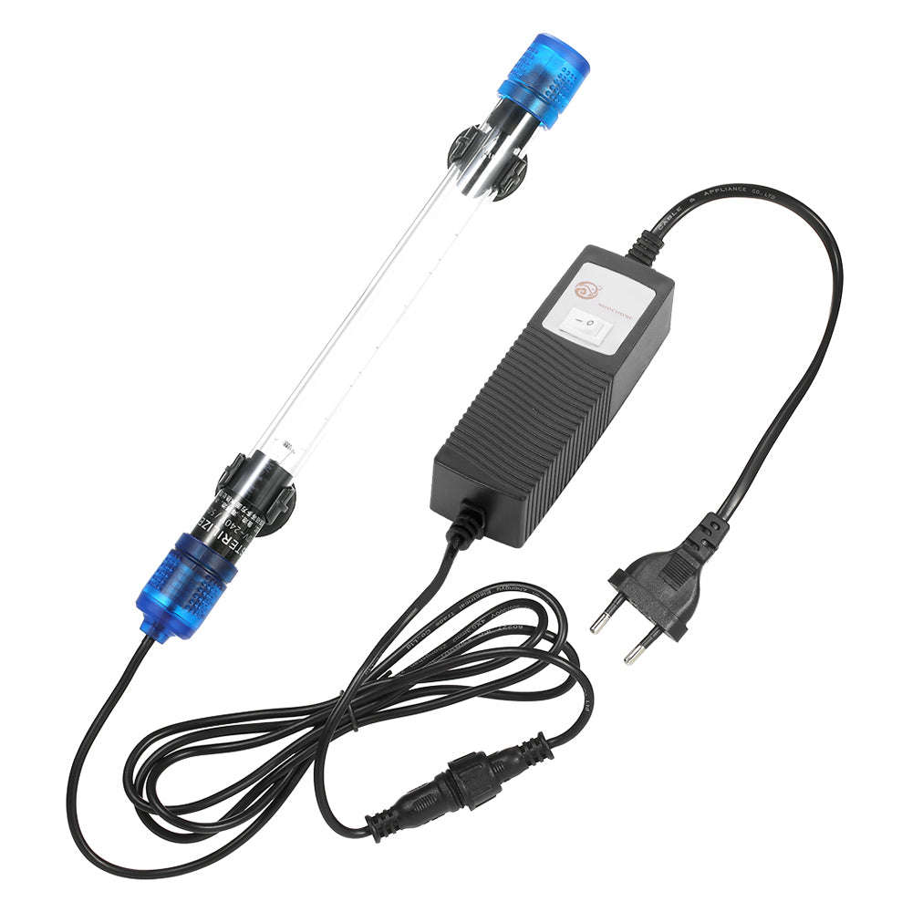 13W Submersible UV Light Sterilizer Sterilizing Lamp for Aquarium Fish Tank Pond Water Disinf
