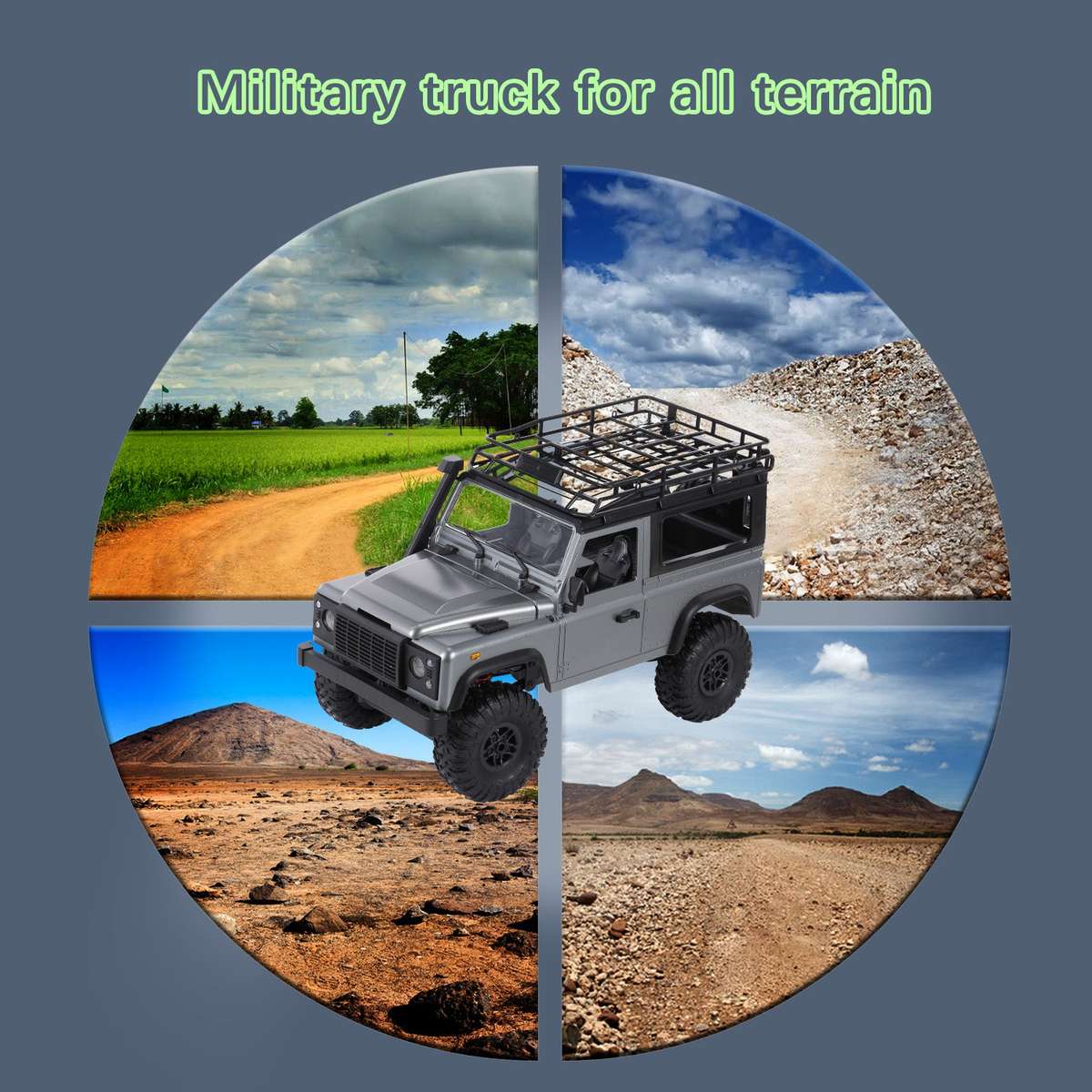MN 99s 2.4G 1/12 4WD RTR Crawler RC Car Off-Road Truck for Land Rover Vehicle Models 3 batter