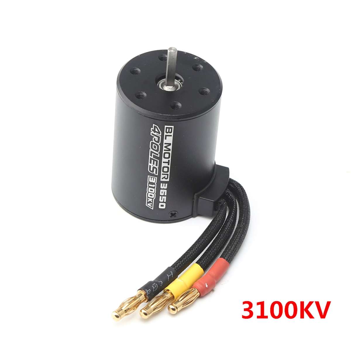 3650 Brushless Motor 3100KV with 120A Brushless ESC HeatSink for 1/8 1/10 RC Car RC Boat Part