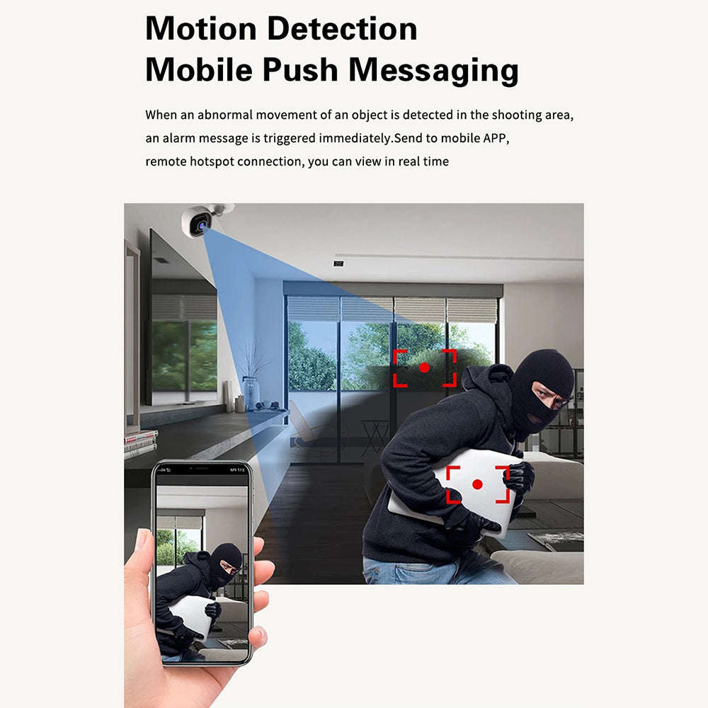 Smart Security Camera 1080P Wireless Cameras for Home Outdoor Security Motion Detection Night