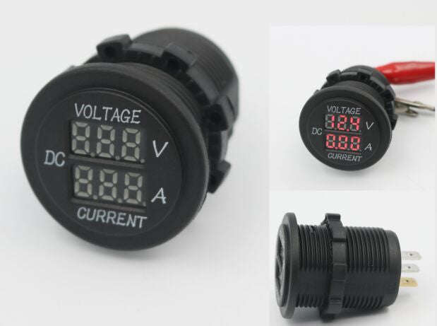 Volt meter and Amp meter - ROUND