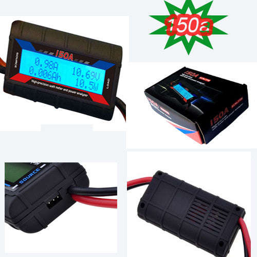 150A 60V DC Watt Meter & Power Analyzer with Backlight LCD Display