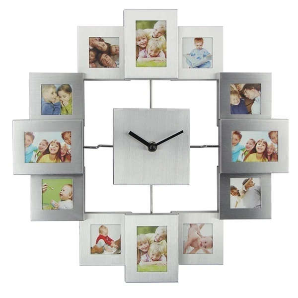35cm Photo Plastic Material Frame Fashion Wall Clock