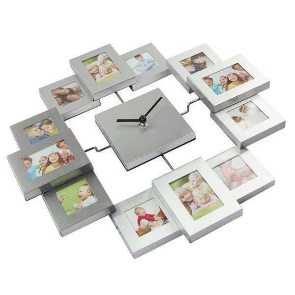 35cm Photo Plastic Material Frame Fashion Wall Clock