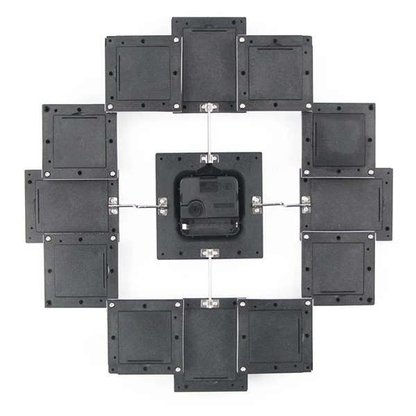 35cm Photo Plastic Material Frame Fashion Wall Clock