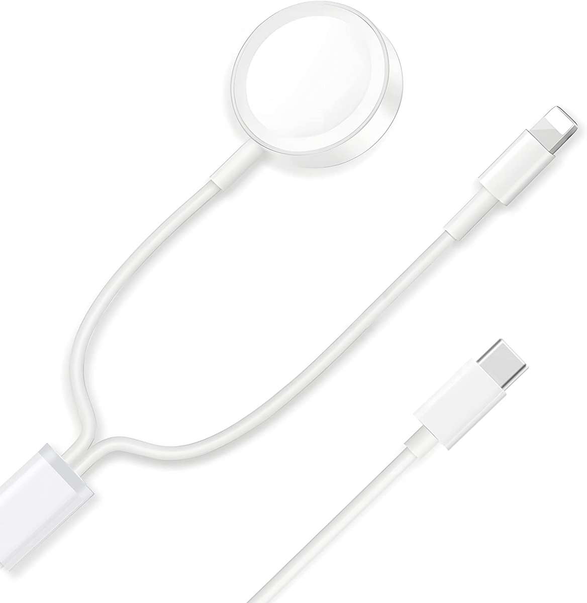 2 In 1 Fast Wireless Magnetic Charger For Apple Watch