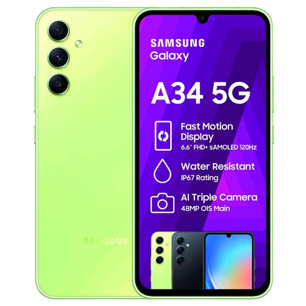 Samsung Galaxy A34 5G 128GB - Lime