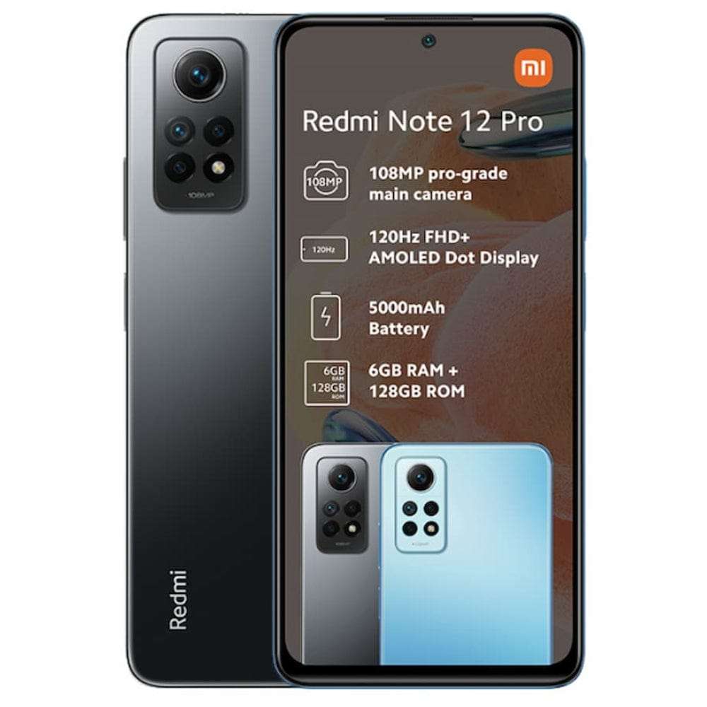 Xiaomi Redmi Note 12 Pro 128GB Dual Sim - Grey
