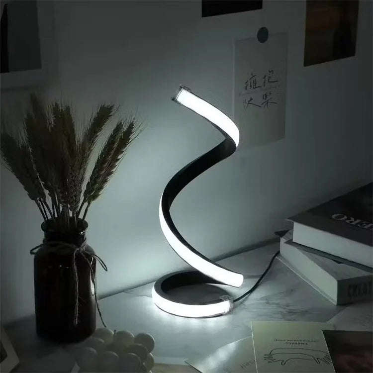 Spiral LED Table Lamp