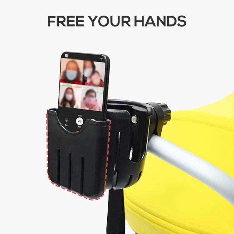 Cup Holder with Phone Holder for Bikes/Prams