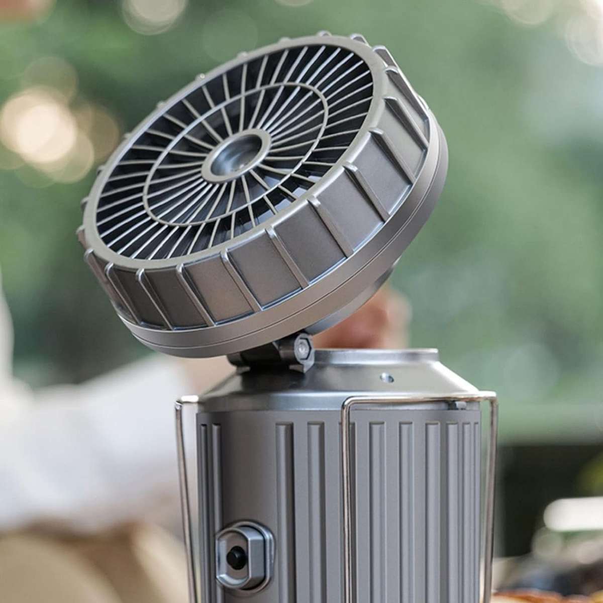 Solar Rechargeable Lantern with Fan ,Speaker and Power Bank