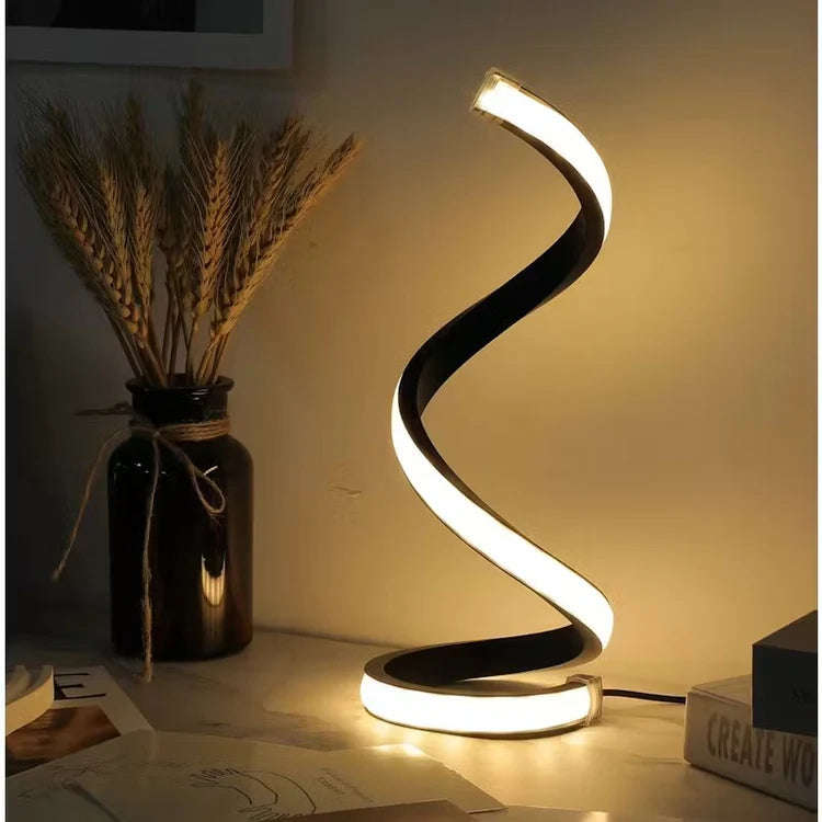 Spiral LED Table Lamp