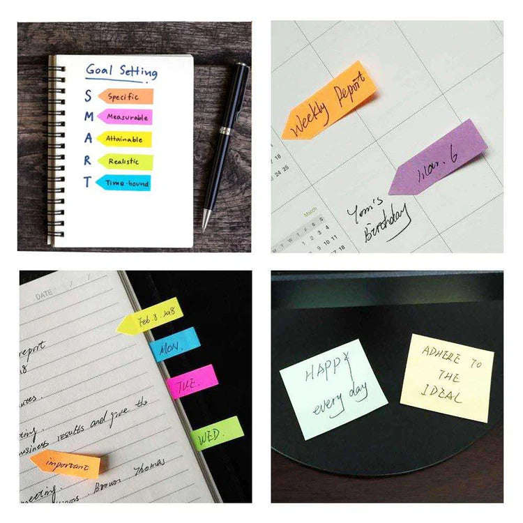 Faux Leather Executive Sticky Note Set