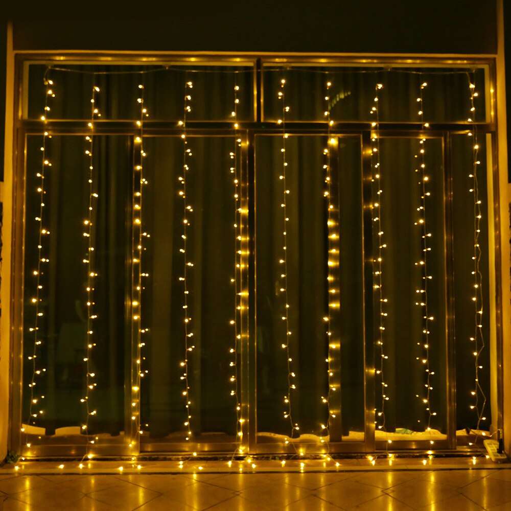 Window Curtain String Light - 3mx2m
