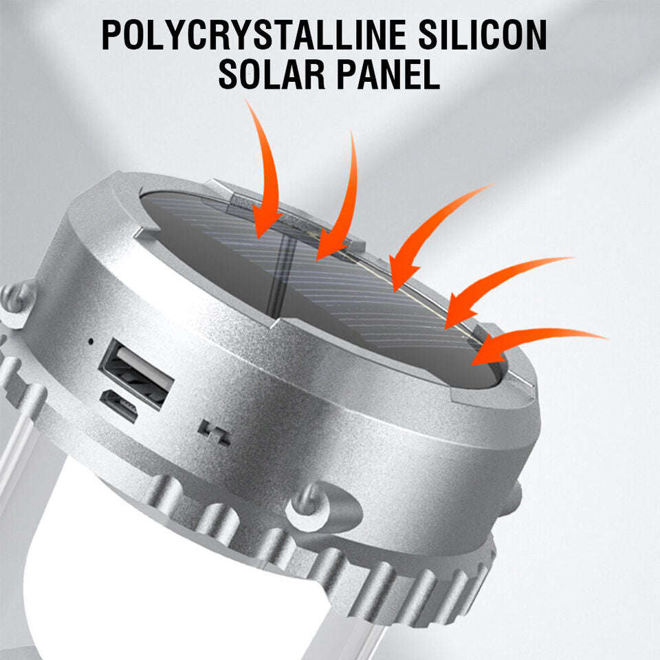 Solar Rechargeable Lantern with Fan ,Speaker and Power Bank