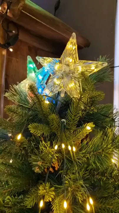 LumiTree USB LED Christmas Tree with Star  10 Light Strings + Remote