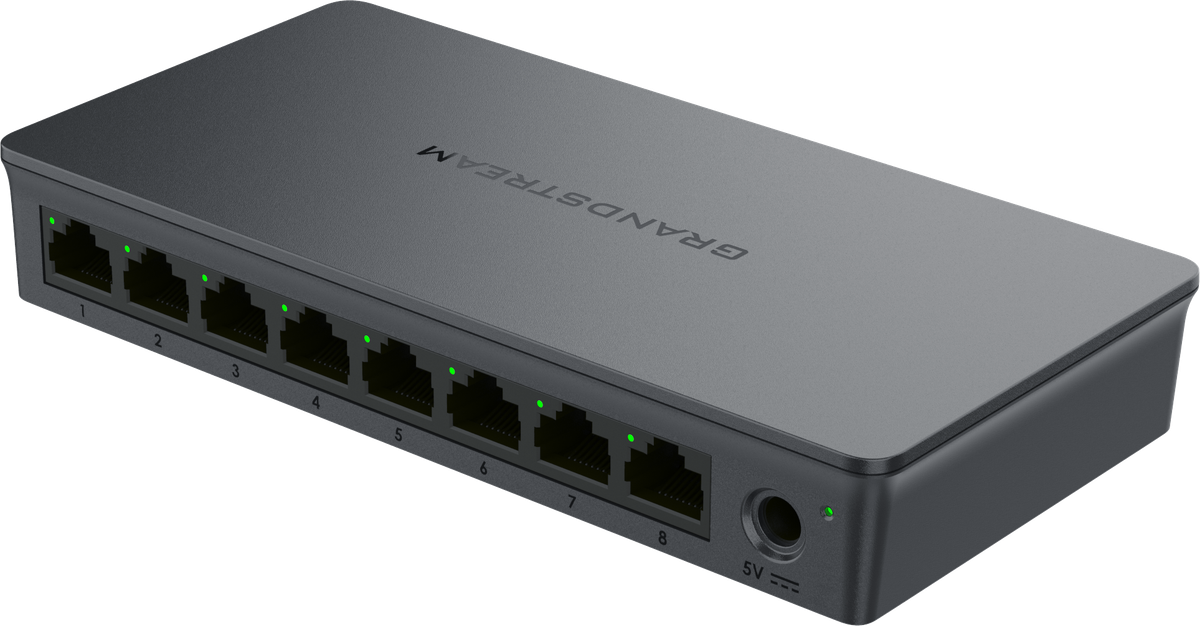 Grandstream Enterprise 8 port Unmanaged GbE Switch | GWN7701