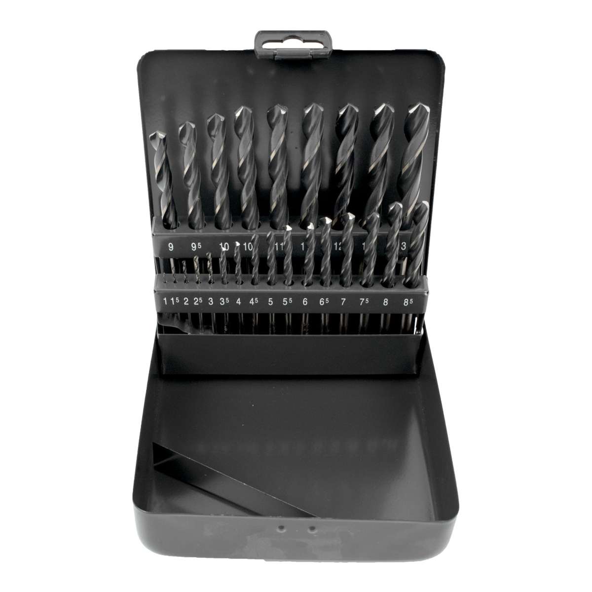 Alpen sprint master 25 pcs set km25 1 - 13 x 0.5mm metal case