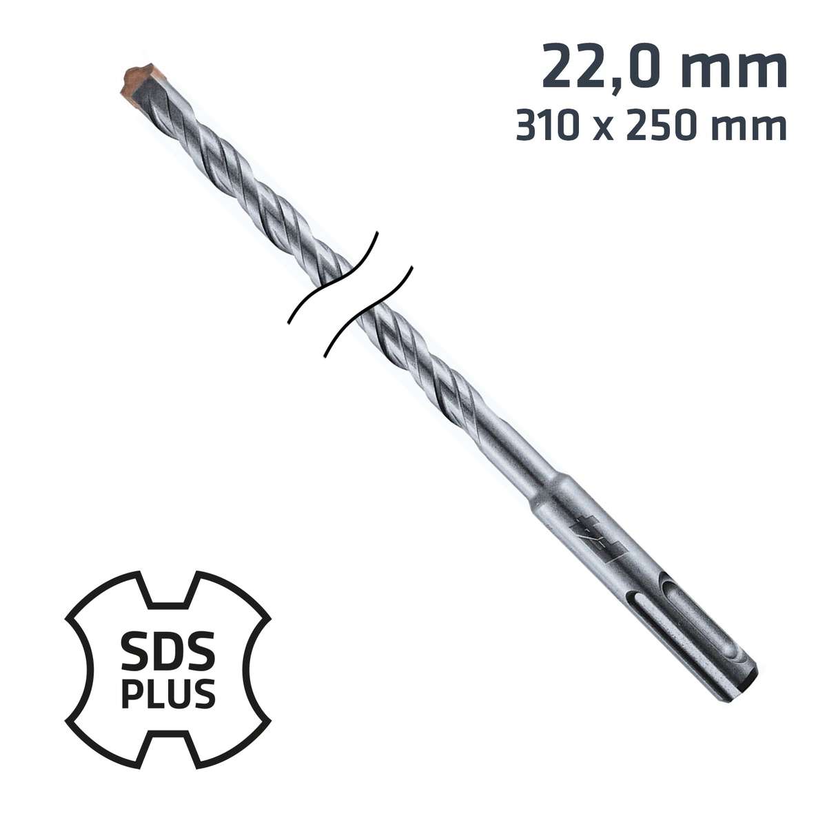 Sds plus drill bit 310 x 250 22.0mm