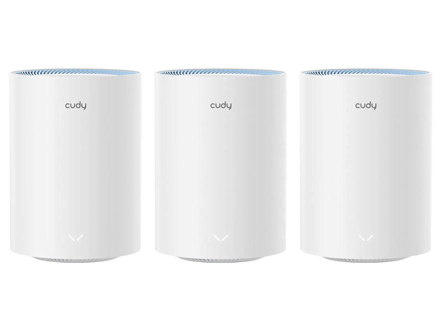 Cudy Dual Band AC 1200Mbps Fast Ethernet Mesh 3 Pack | M1200 (3-Pack)