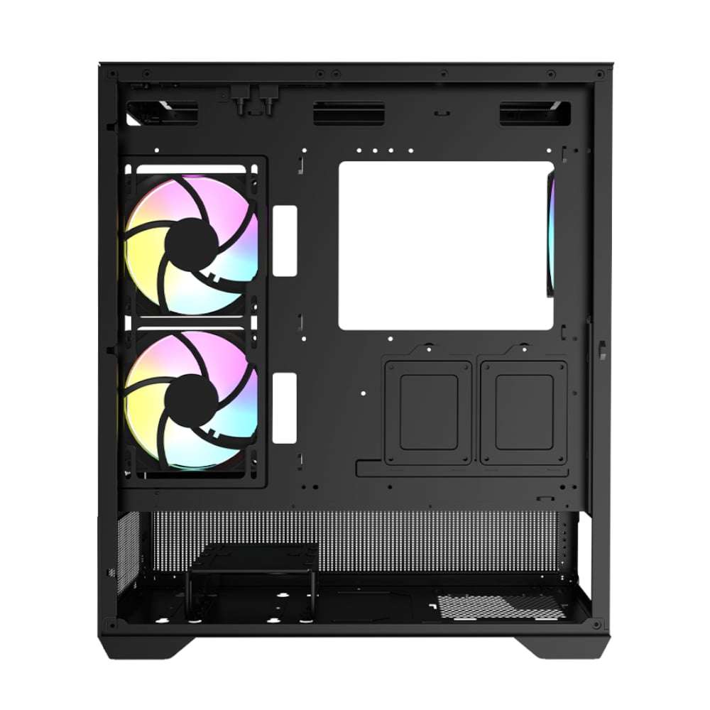 Raidmax I801 AIR CHROME E-ATX |ATX | Micro-ATX | Mini-ITX ARGB Mid-Tower Gaming Chassis - Black