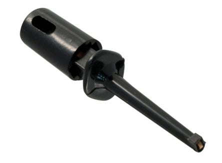 Miniature test probe hook on blk 40mm k268a-blk