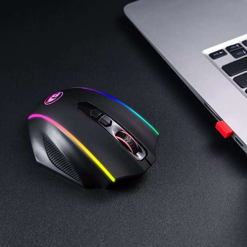 REDRAGON VAMPIRE ELITE Wireless 16000DPI|8 Button|Ergonomic Design|P3335 Optical Sensor|Type-C Ca...