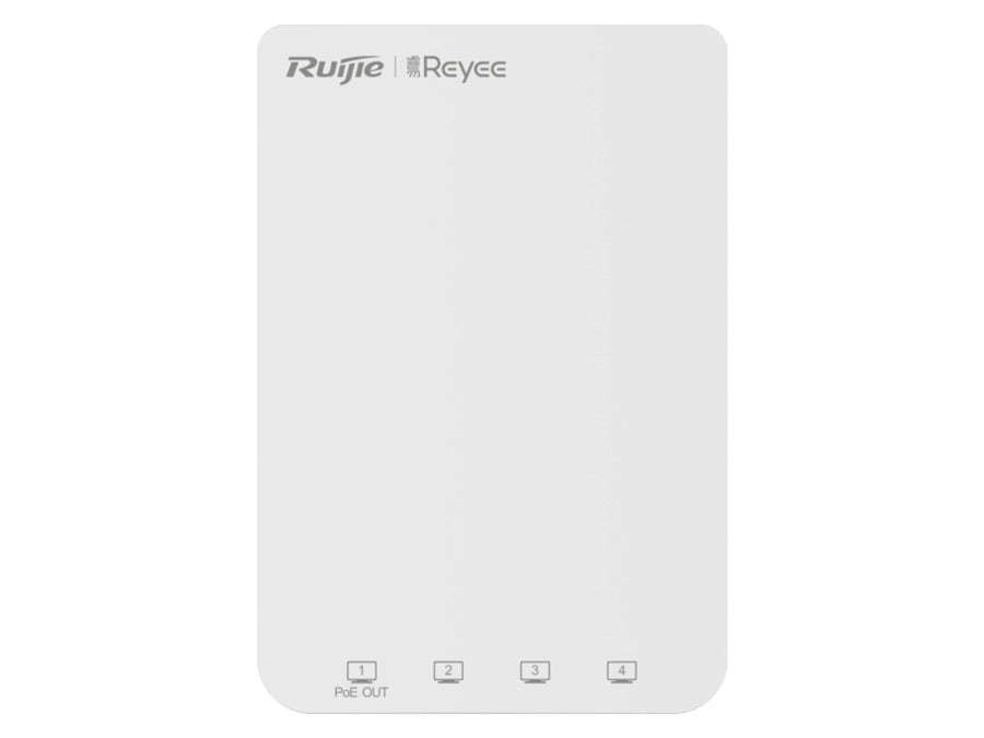 Reyee Dual Band WiFi 5 1300Mbps 5 Port Gigabit Mesh In-Wall AP | RG-RAP1200(P)