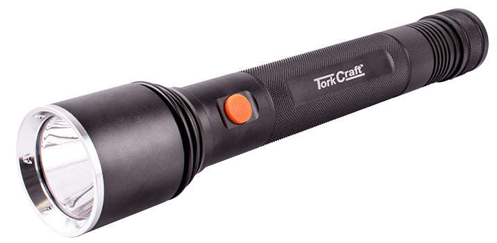 Torch led alum. 500lm blk use 3x d-cell batteries tork craft flash lig