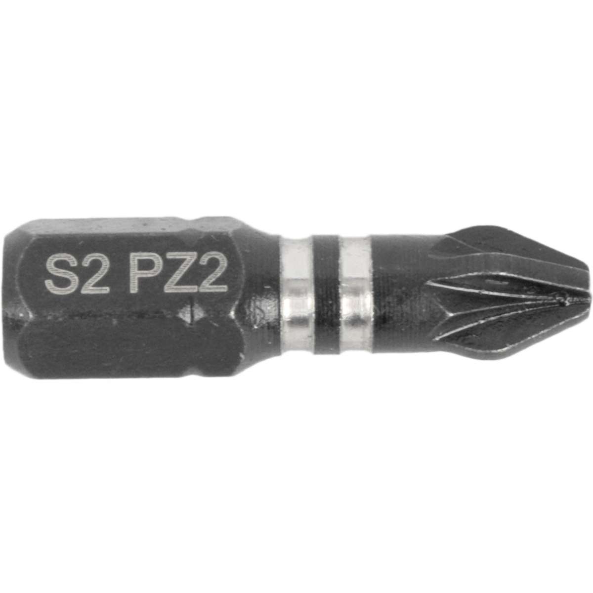 Impact pozi.2 x 25mm insert bit bulk pz2