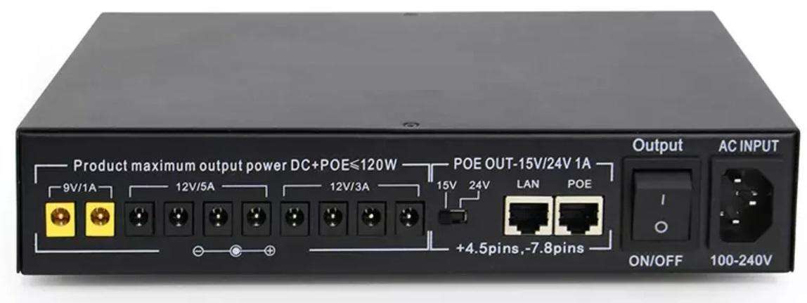 POE 120W MINI UPS 17600MAH