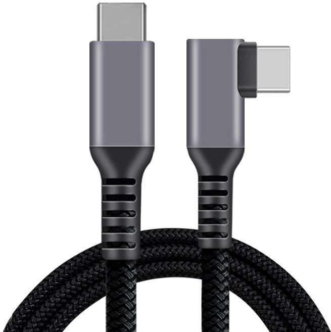 90 DEGREE CABLE C TO C 2M USB2 PD240W