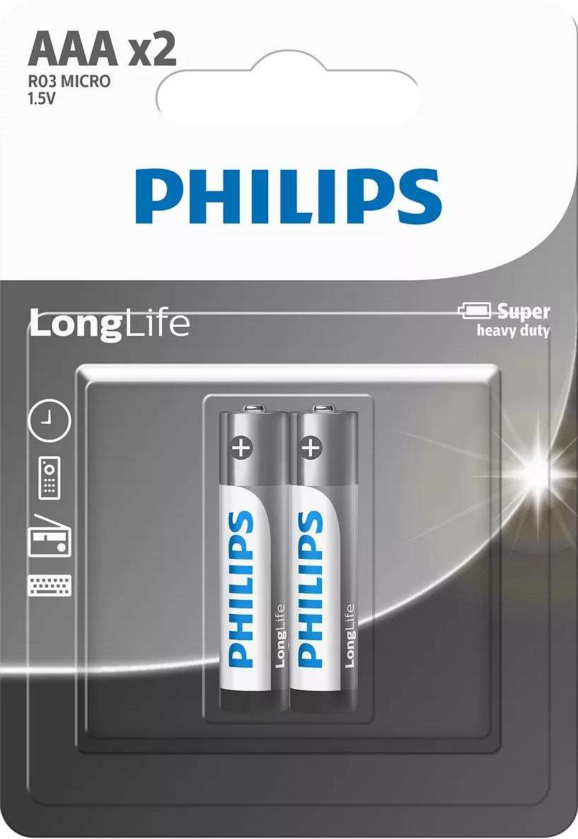 LONGLIFE BATTERY AAA 2 PACK