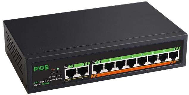 8PORT GIGABIT POE+ 2PORT UPLINK