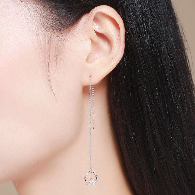 Valentine Day Gift Simple S925 Sterling Silver Stud Earrings