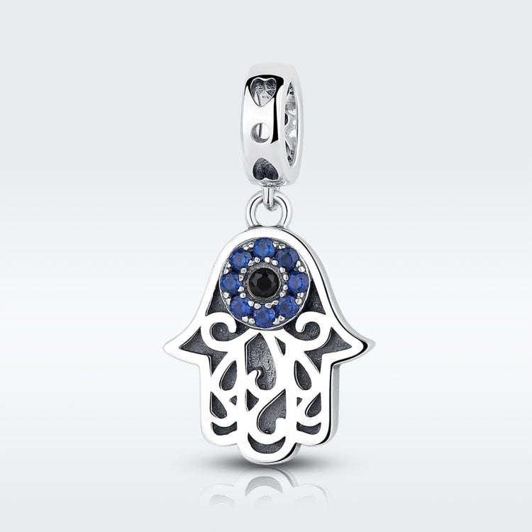 S925 Sterling Silver Beads  Eye God Hand Personality Charm