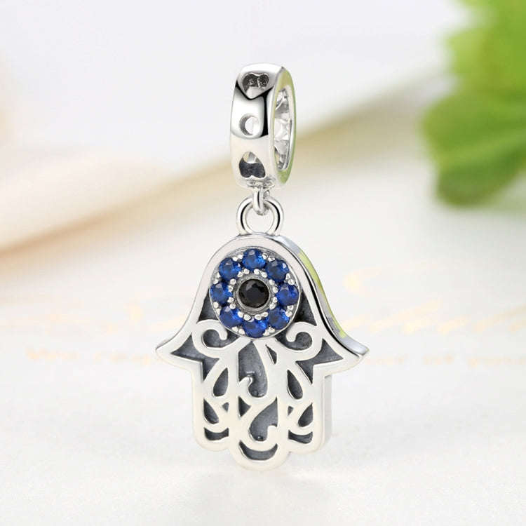 S925 Sterling Silver Beads  Eye God Hand Personality Charm