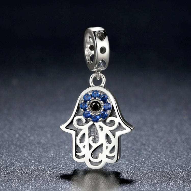S925 Sterling Silver Beads  Eye God Hand Personality Charm
