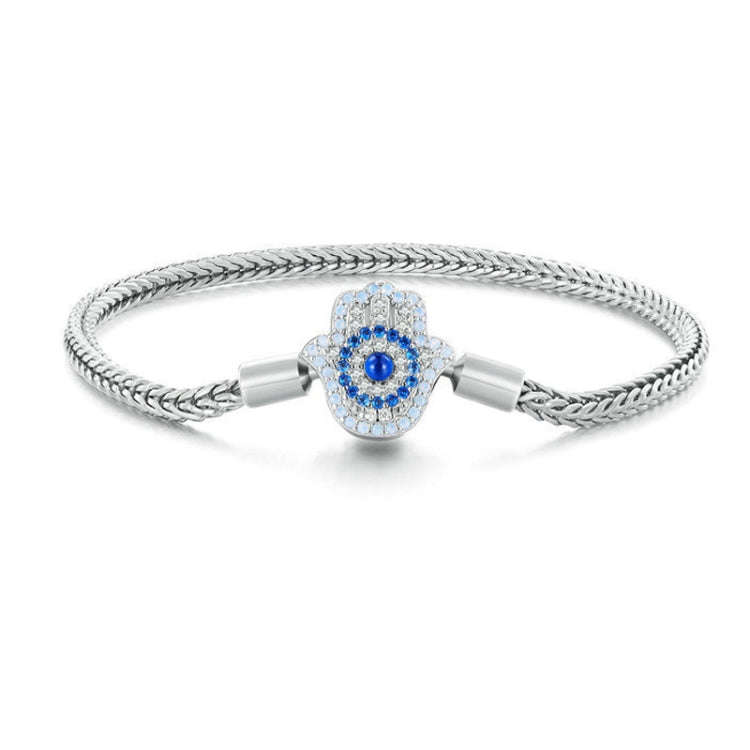 S925 Sterling Silver Guardian Goddess of Fatima DIY Basic Chain, Size: No.19