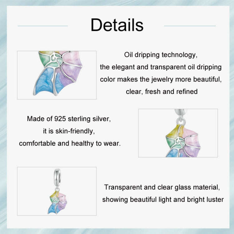 S925 Sterling Silver Neon Color Conch Bracelet Beaded(SCC2709)